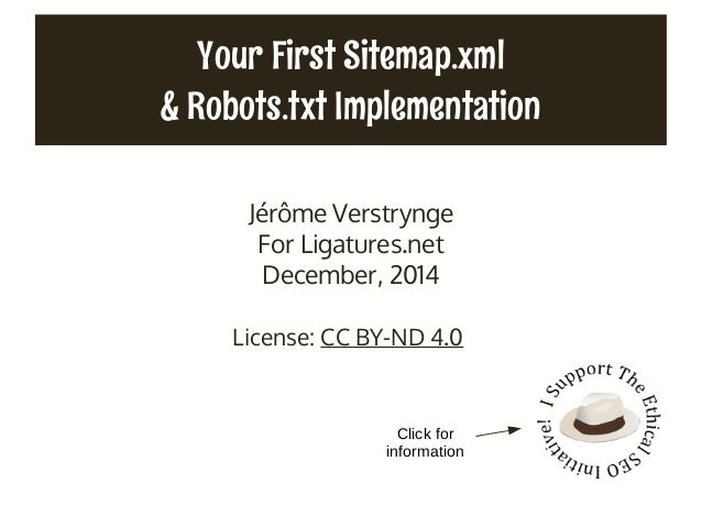 your first sitemap xml and robots txt implementation