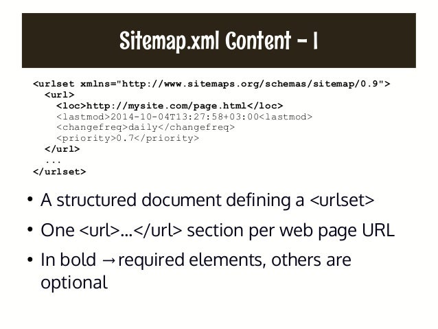 your first sitemap xml and robots txt implementation