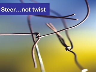 Steer…not twist 