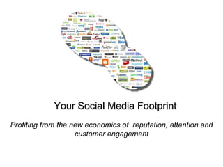 Your Social Media Footprint Profiting from the new economics of  reputation, attention and customer engagement 