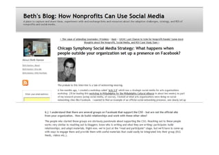 Creating Your Organization's Social Media Strategy Map