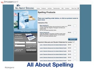 @tylergarns
              All About Spelling
 
