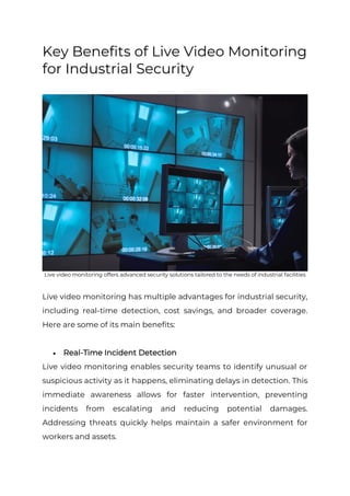 Your 2025 Guide to Live Video Monitoring for Industrial Security.pdf