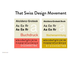 That Swiss Design Movement
 