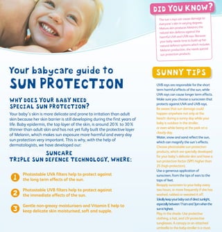 Your Baby - Care Guide to SUN PROTECTION