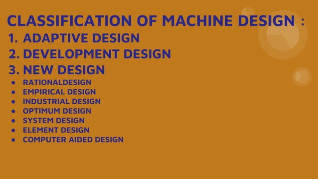 Introduction to machine design |1st unit| | PPTX