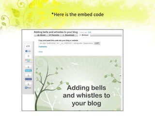 *Here is the embed code
 