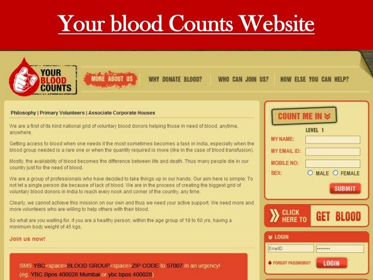 Your Blood Counts