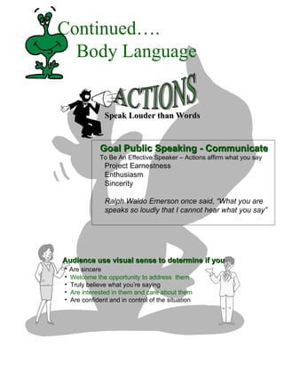 THE POWER OF BODY LANGUAGE | PPT
