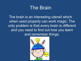 Your brain and memory | PPTX