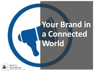 Your Brand in
a Connected
World
 