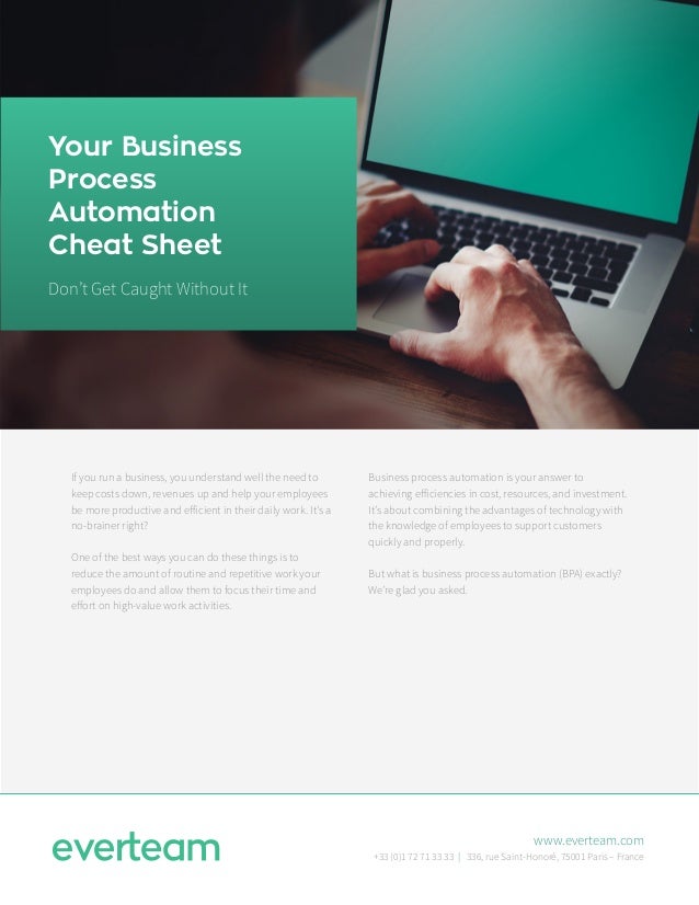 Automation Cheat Sheet 