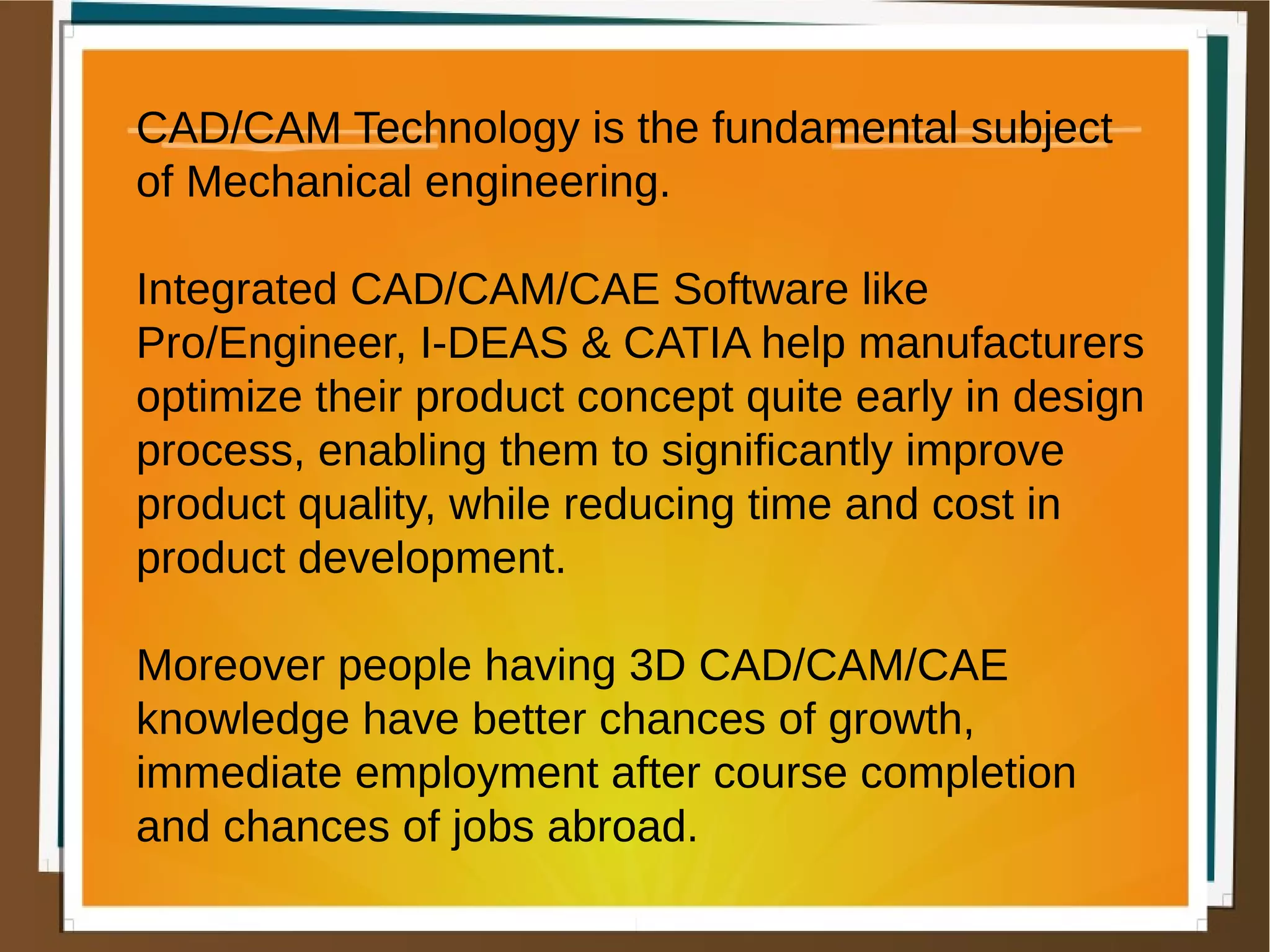 Your career after multi platform cad cam | PDF