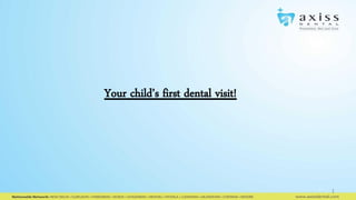 1
Your child’s first dental visit!
 
