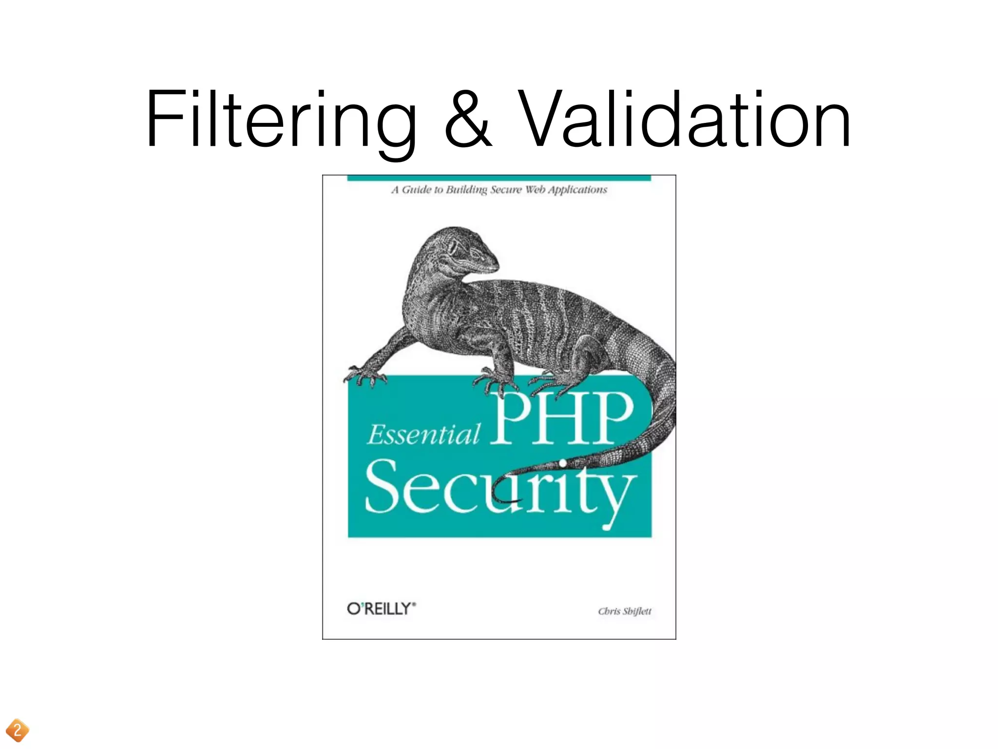 Filtering & Validation
 