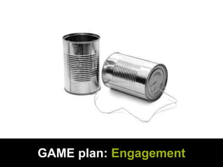 GAME plan: Engagement
 
