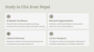 Your Complete Guide to Studying in the USA from Nepal. | PDF