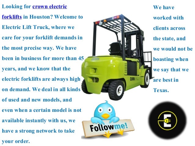 Your Complete Stop For Crown Electric Forklifts In Houston