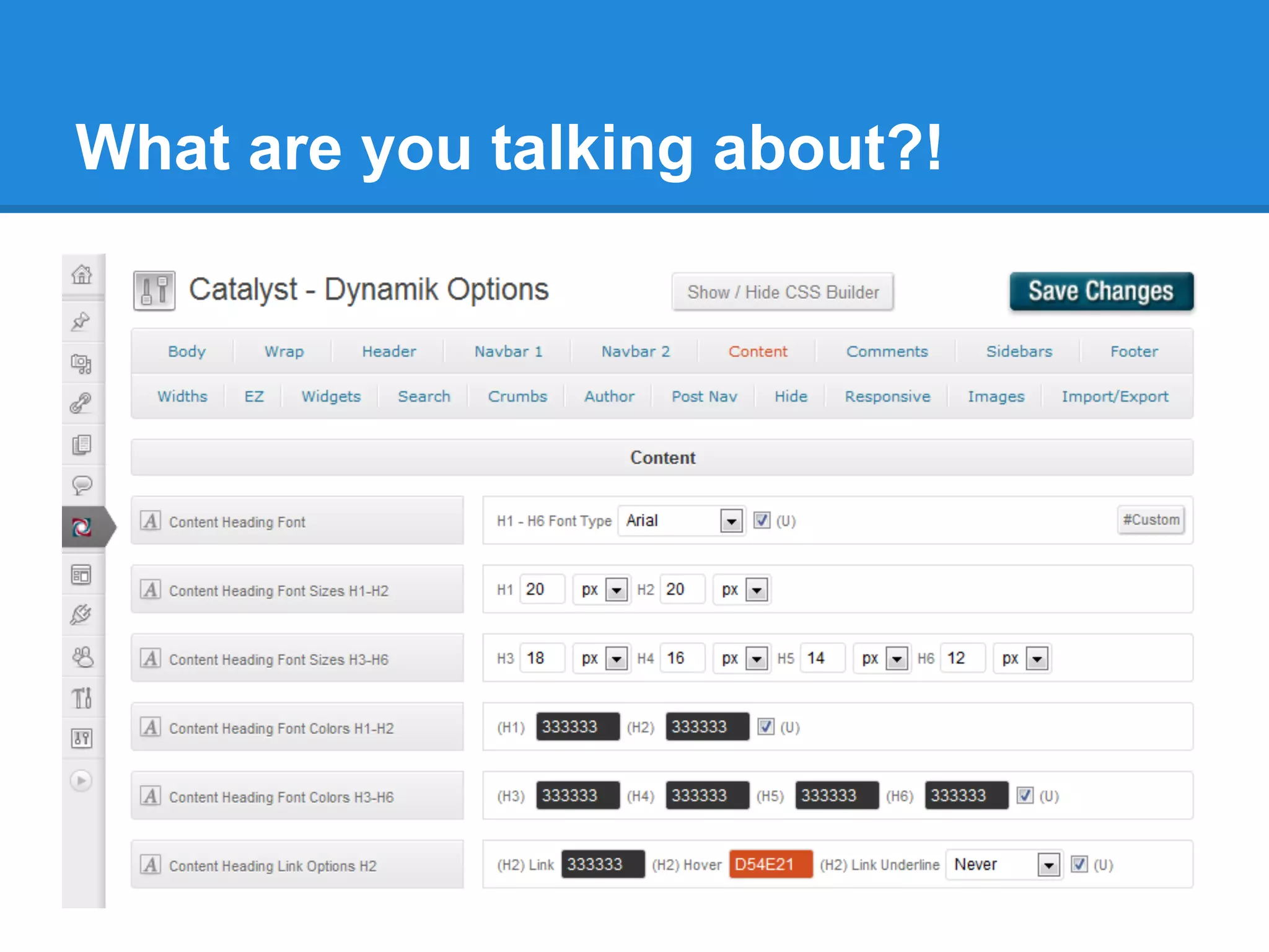 What are you talking about?!
 