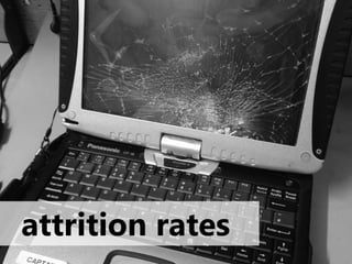 attrition rates
 