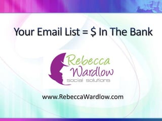 www.RebeccaWardlow.com
 