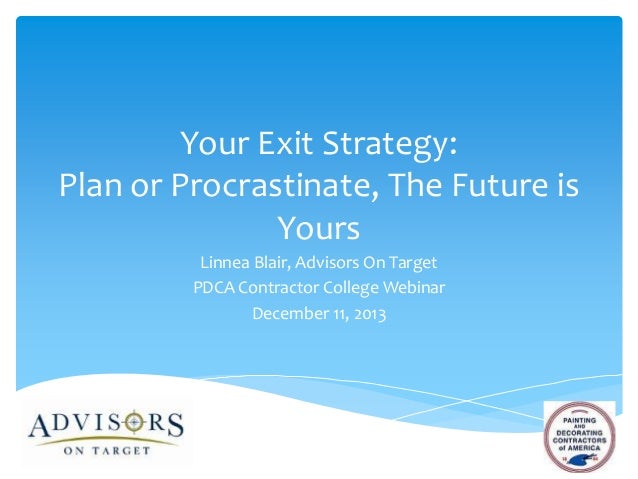 Plan your forex exit strategy
