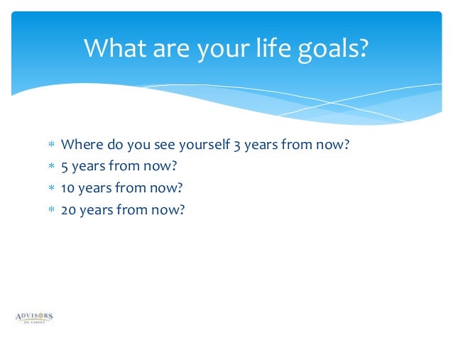 where do you see yourself 10 years from now