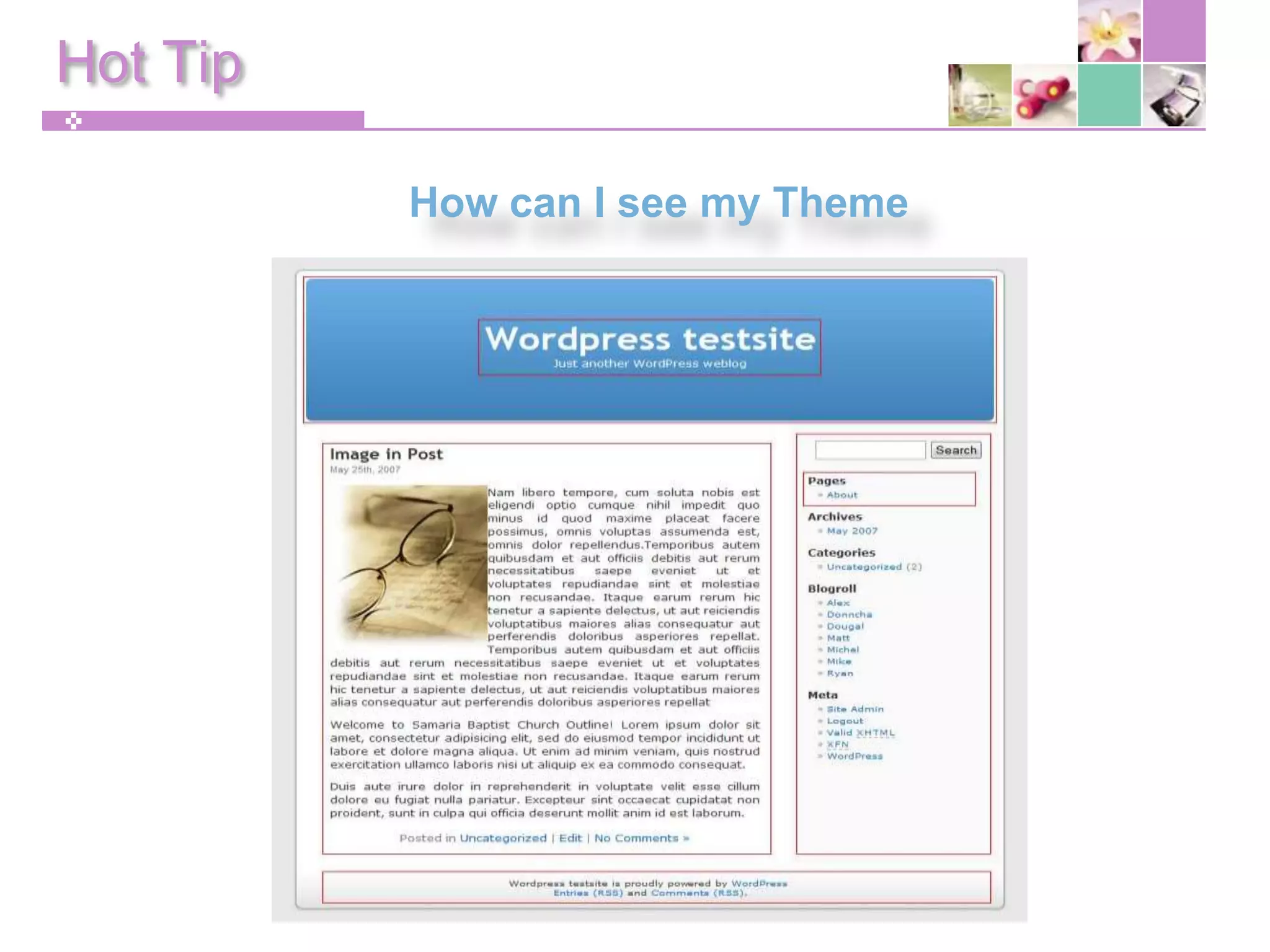 Your First Wordpress Theme