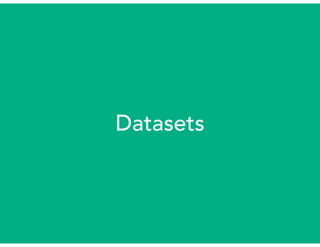Datasets
 