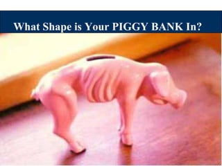 What Shape is Your PIGGY BANK In? 