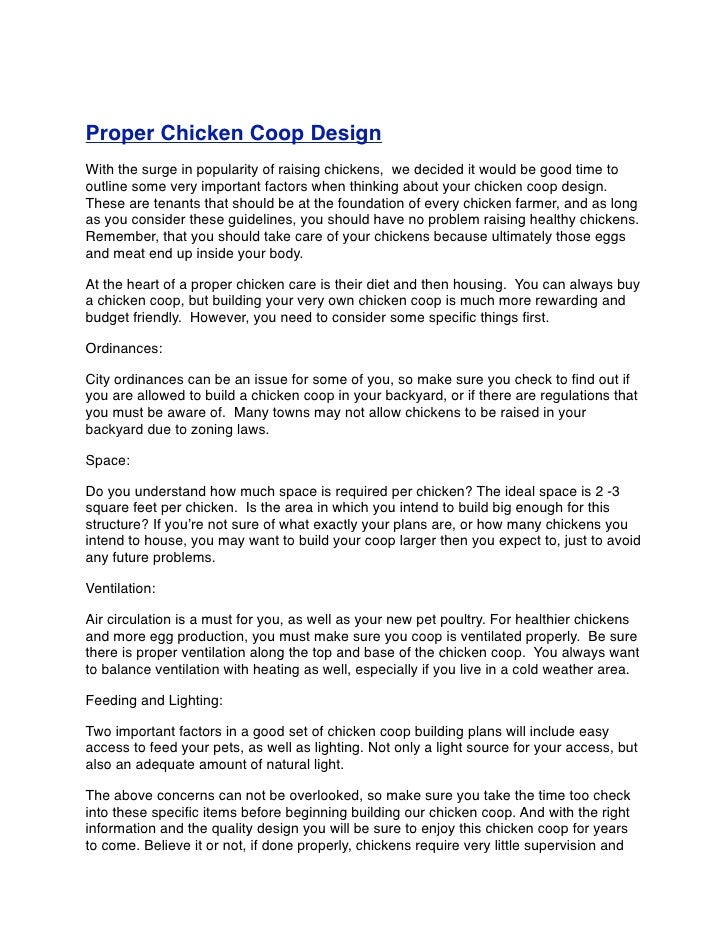 Your Guide To Building A Chicken Coop