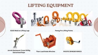Your Guide to Buy the Best Lifting and Rigging Equipment | PPTX