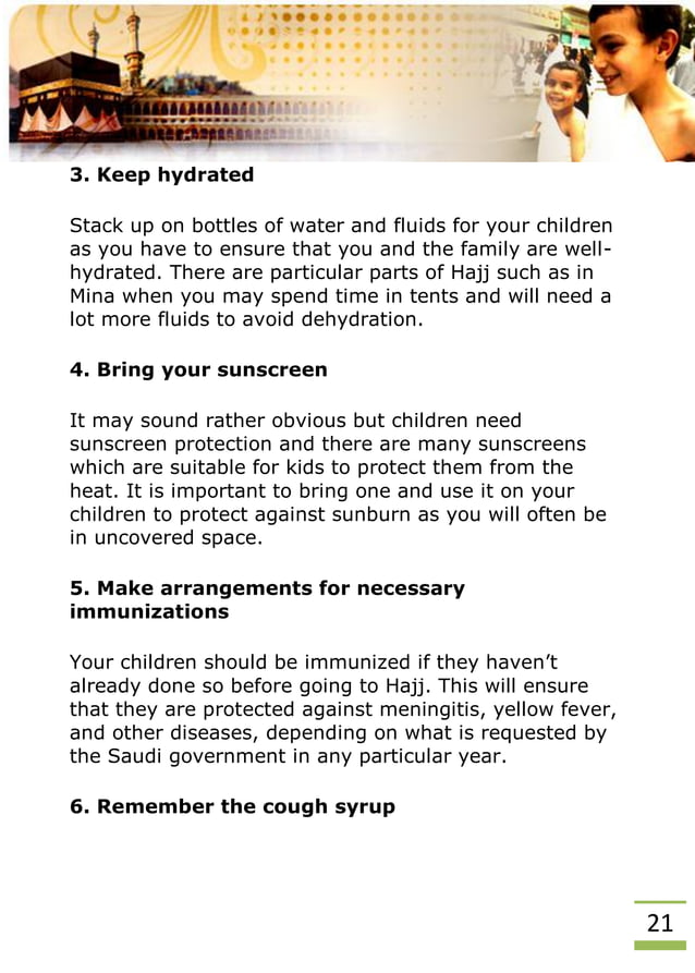 Your Kids and Hajj