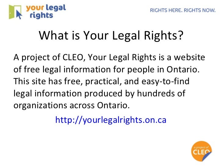 Your Legal Rights An Introduction