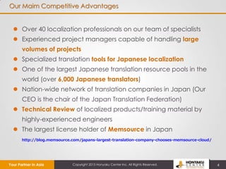 Your localization partner in asia | PDF