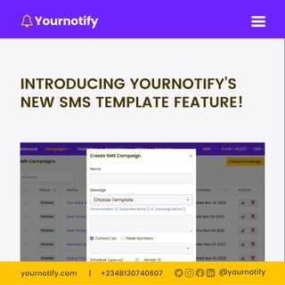SMS TEMPLATES | PDF