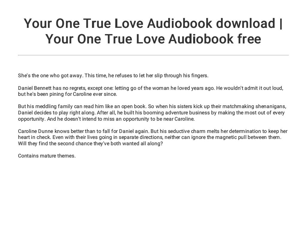 download your one true love
