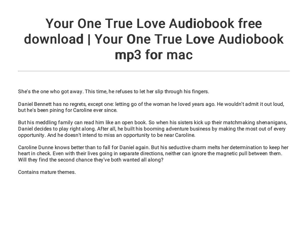 download finding your one true love