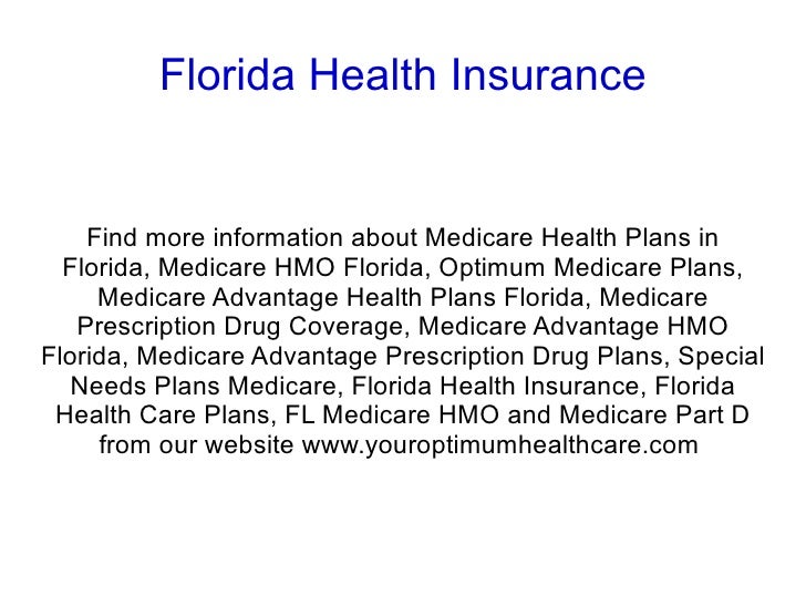 Florida health care insurance plans