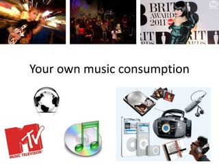 Your own music consumption
 