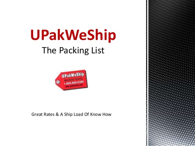international moving the packing list moving packing list