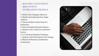 B2B Content Syndication Strategy : Guide | PPTX