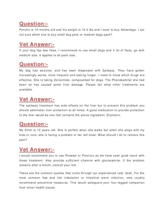 Veterinary Questionnaire Your Pet Health Queries Answered