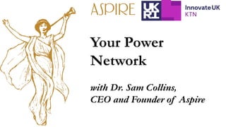 Your Power
Network
with Dr. Sam Collins,
CEO and Founder of Aspire
 