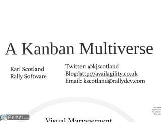 The kanban multiverse - Visual Management