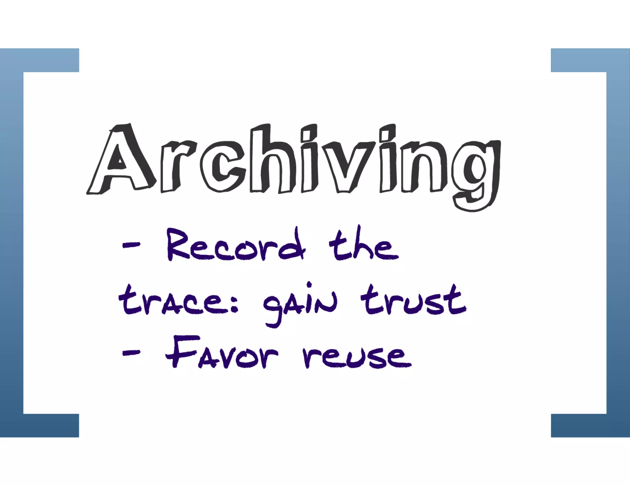 Extracting, Transforming and Archiving Scientific Data