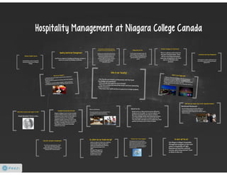 Hospitality Management at Niagara College Canada