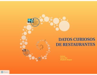 DATOS CURIOSOS DE RESTAURANTES 