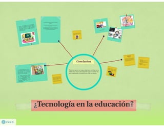 ¿Tecnología en la educación? 