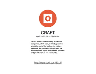 Michal Hitka - Craft conference